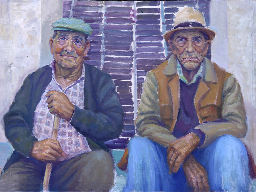 Retrato de Gabriel y Paco